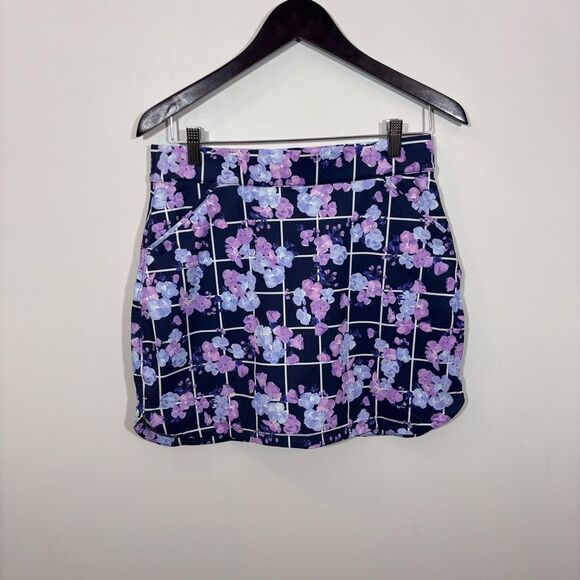 Peter Millar Performance Alice Petal Hem Picnic Floral Golf Skort NEW Medium - Picture 4 of 15